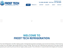 Tablet Screenshot of frosttechrefrigeration.com